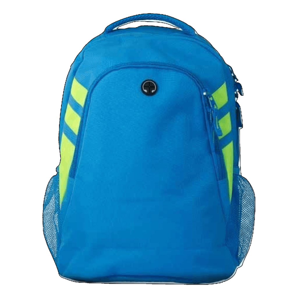 Tasman Backpack, Colour: Cyan/Neon Green