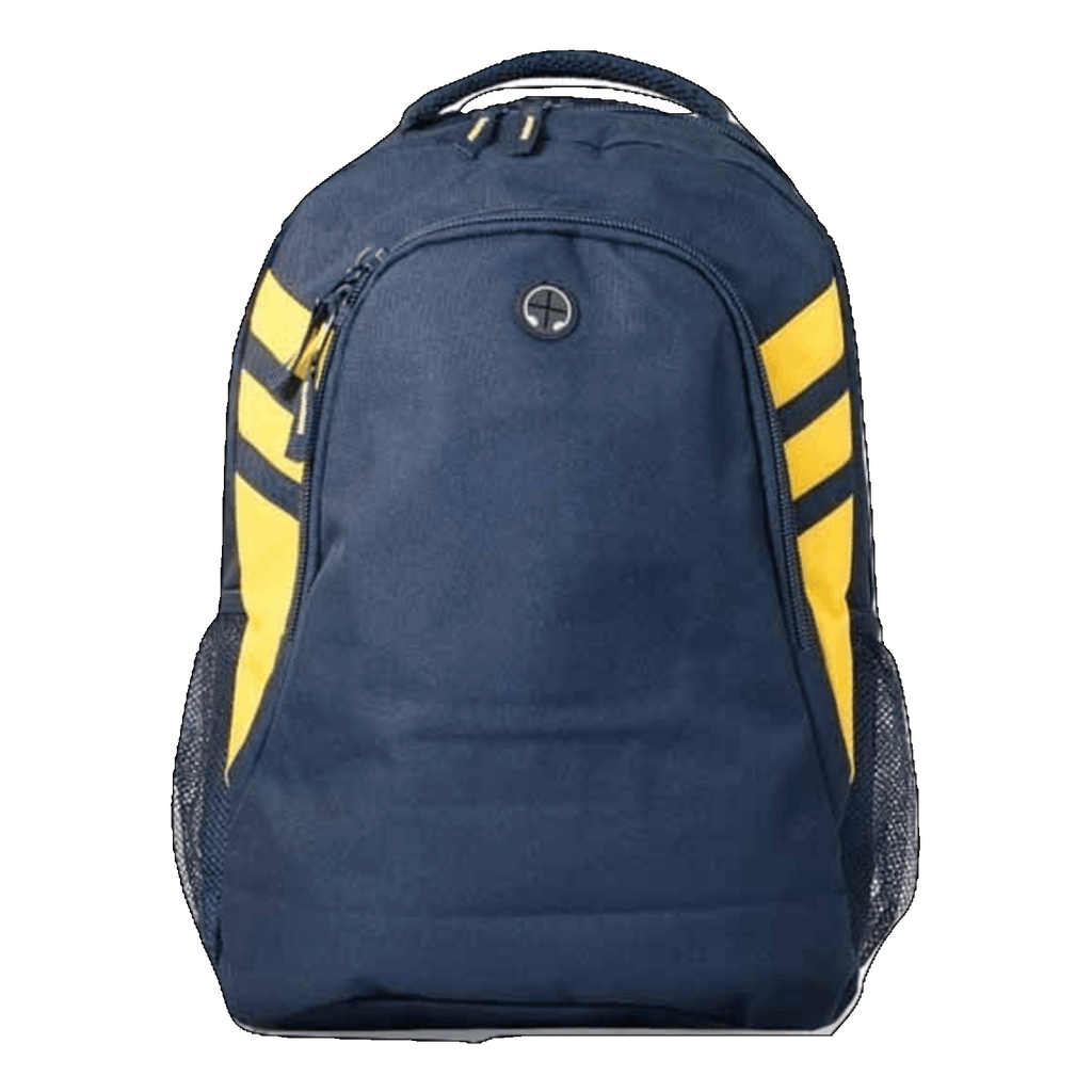 Tasman Backpack, Colour: Navy/Gold