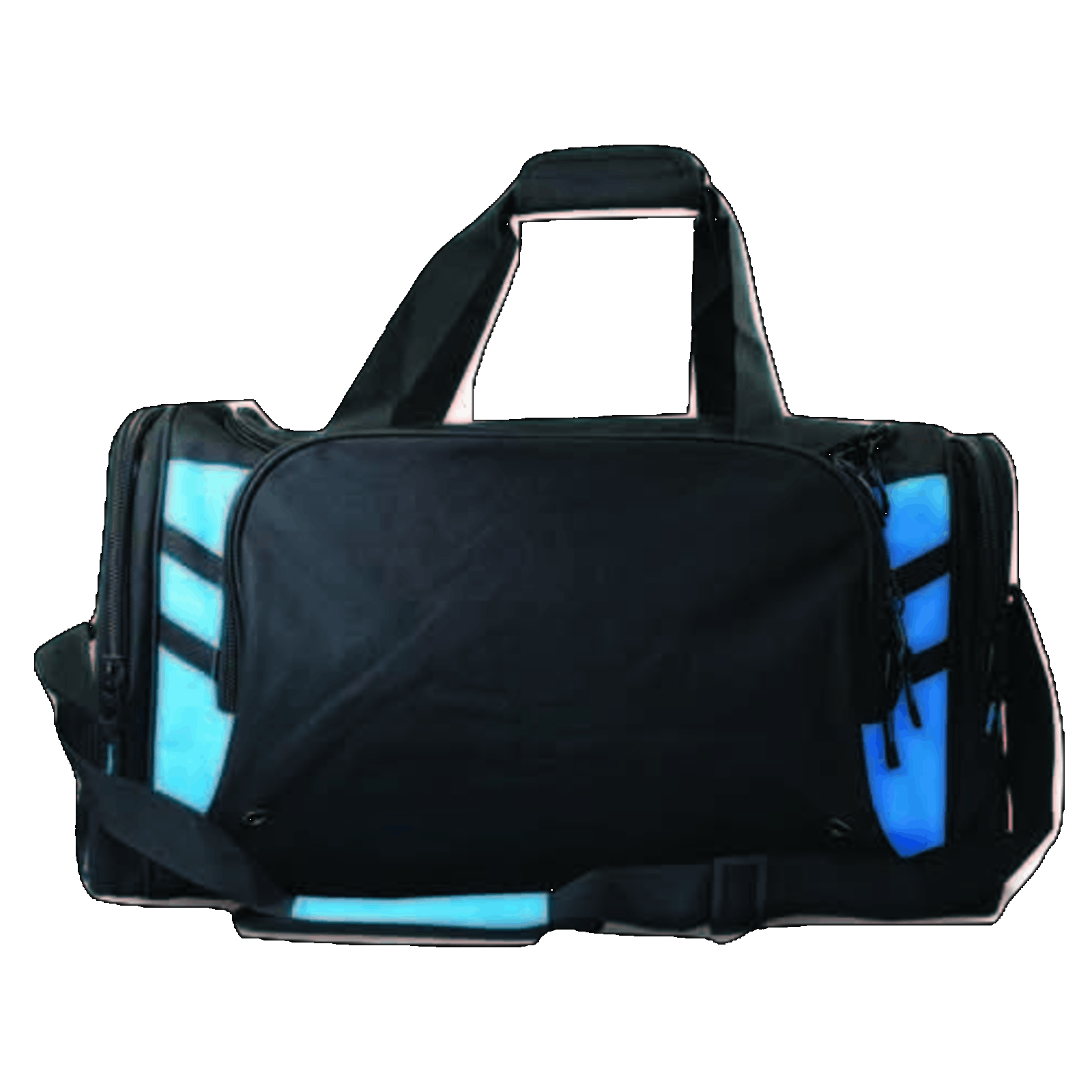 Tasman Sports Bag, Colour: Black/Cyan
