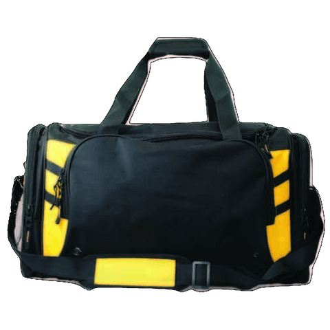 Image of Tasman Sports Bag, Colour: Black/Gold