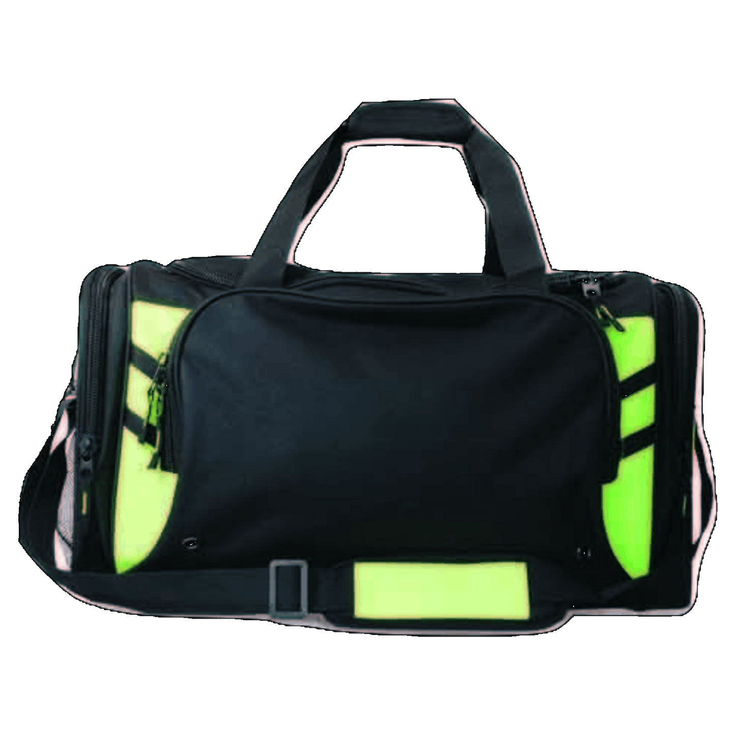 Tasman Sports Bag, Colour: Black/Neon Green