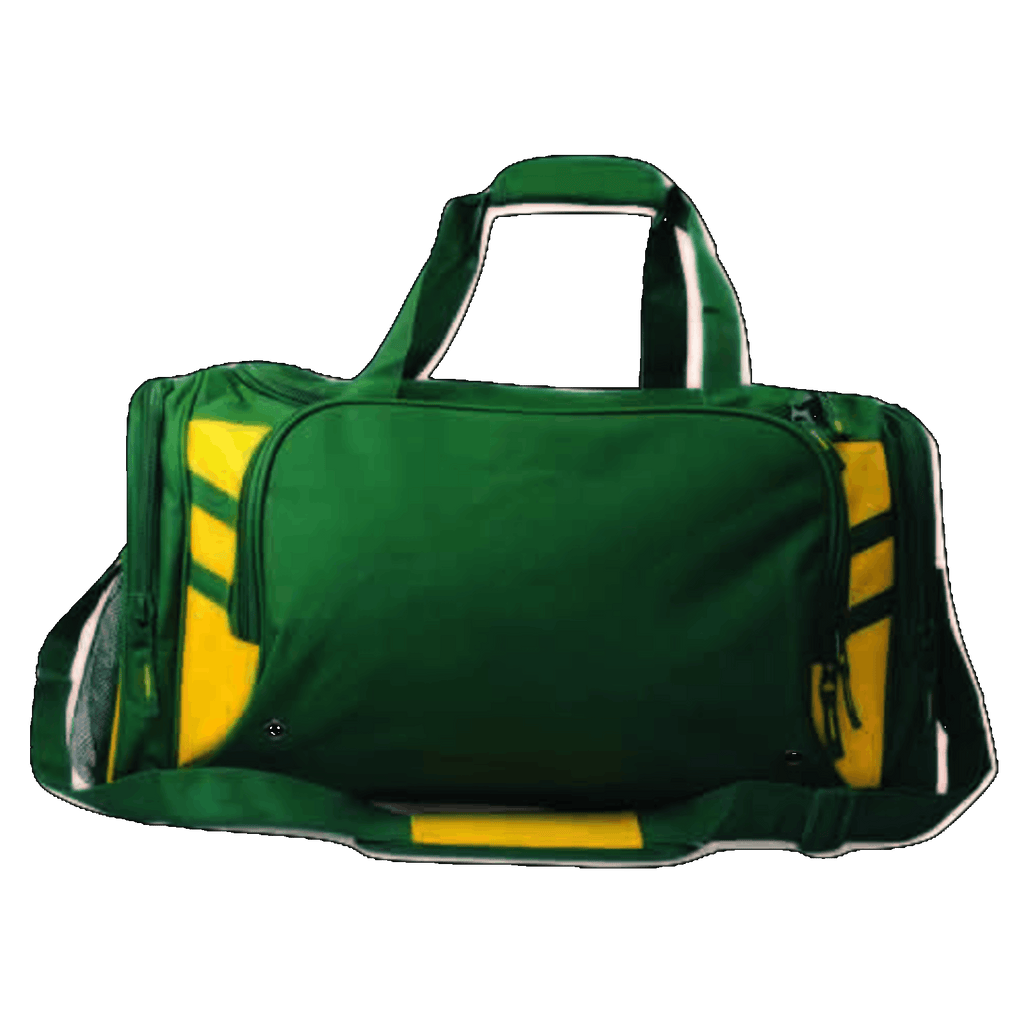Tasman Sports Bag, Colour: Bottle/Gold