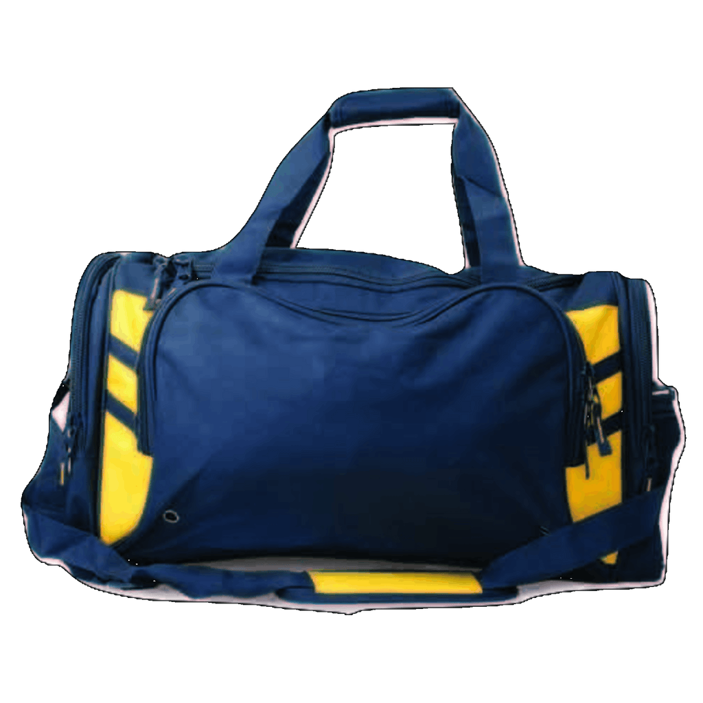 Tasman Sports Bag, Colour: Navy/Gold