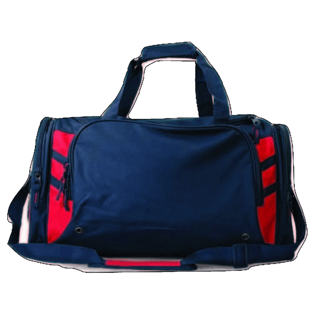 Tasman Sports Bag, Colour: Navy/Red