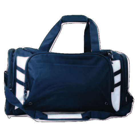 Image of Tasman Sports Bag, Colour: Navy/White