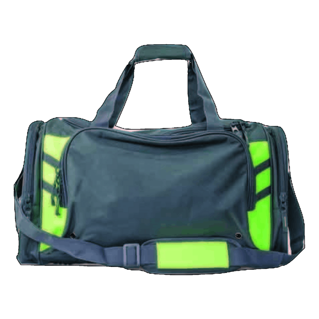 Tasman Sports Bag, Colour: Slate/Neon Green