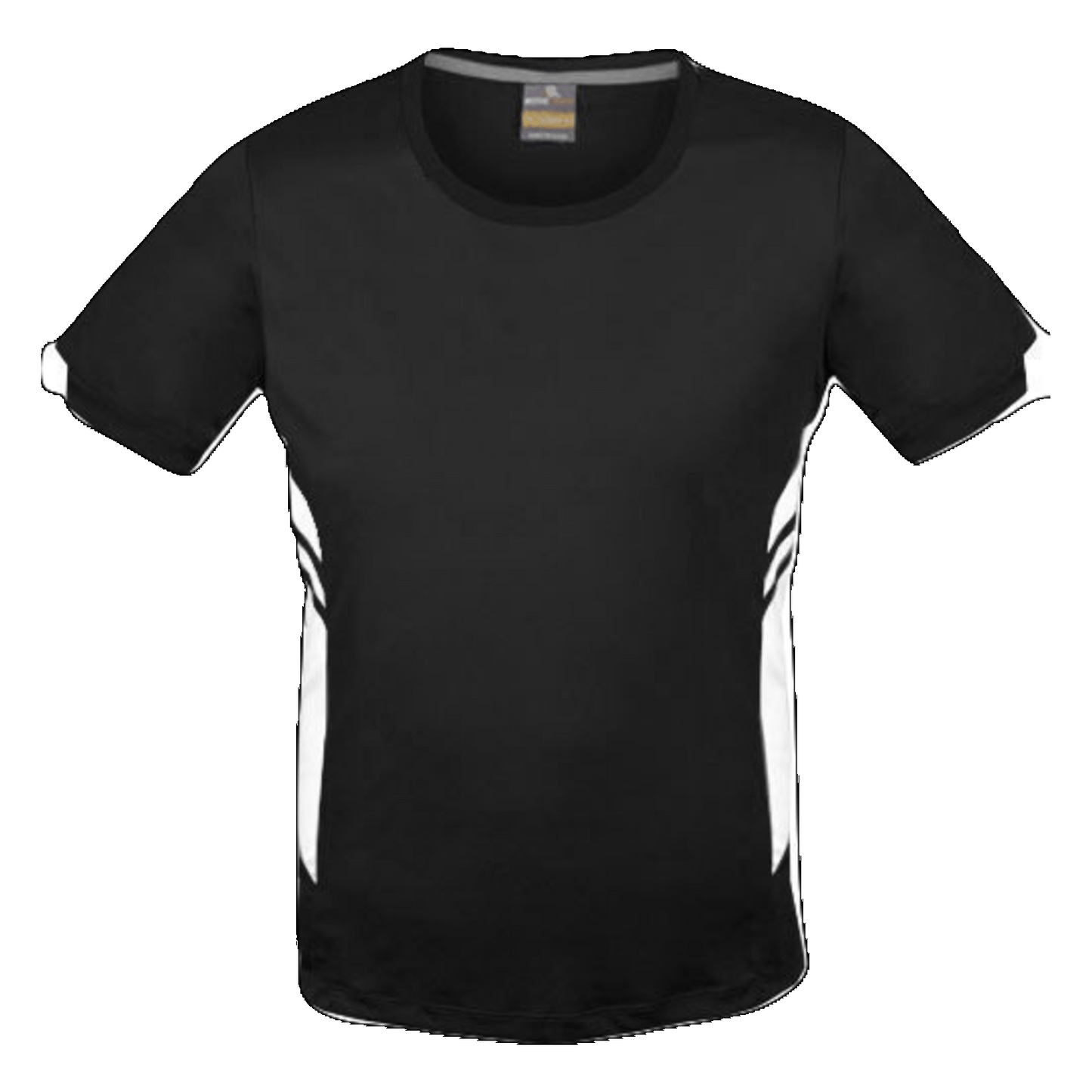 Mens Tasman Tee, Colour: Black/White