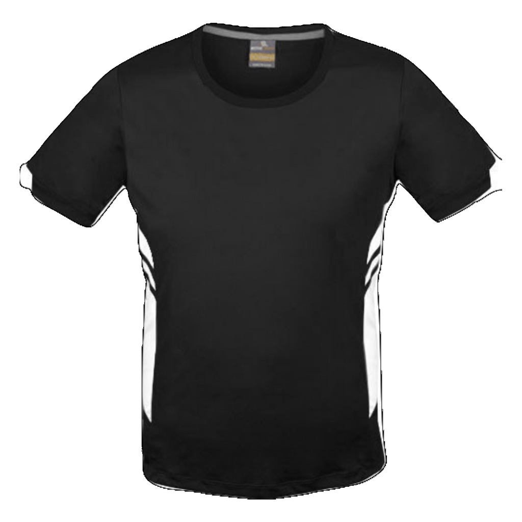 Mens Tasman Tee, Colour: Black/White