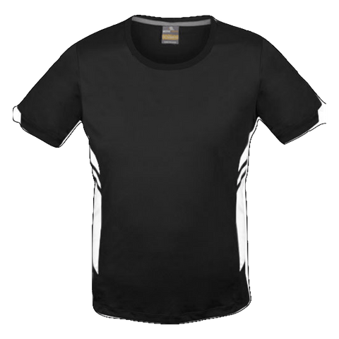 Image of Mens Tasman Tee, Colour: Black/White
