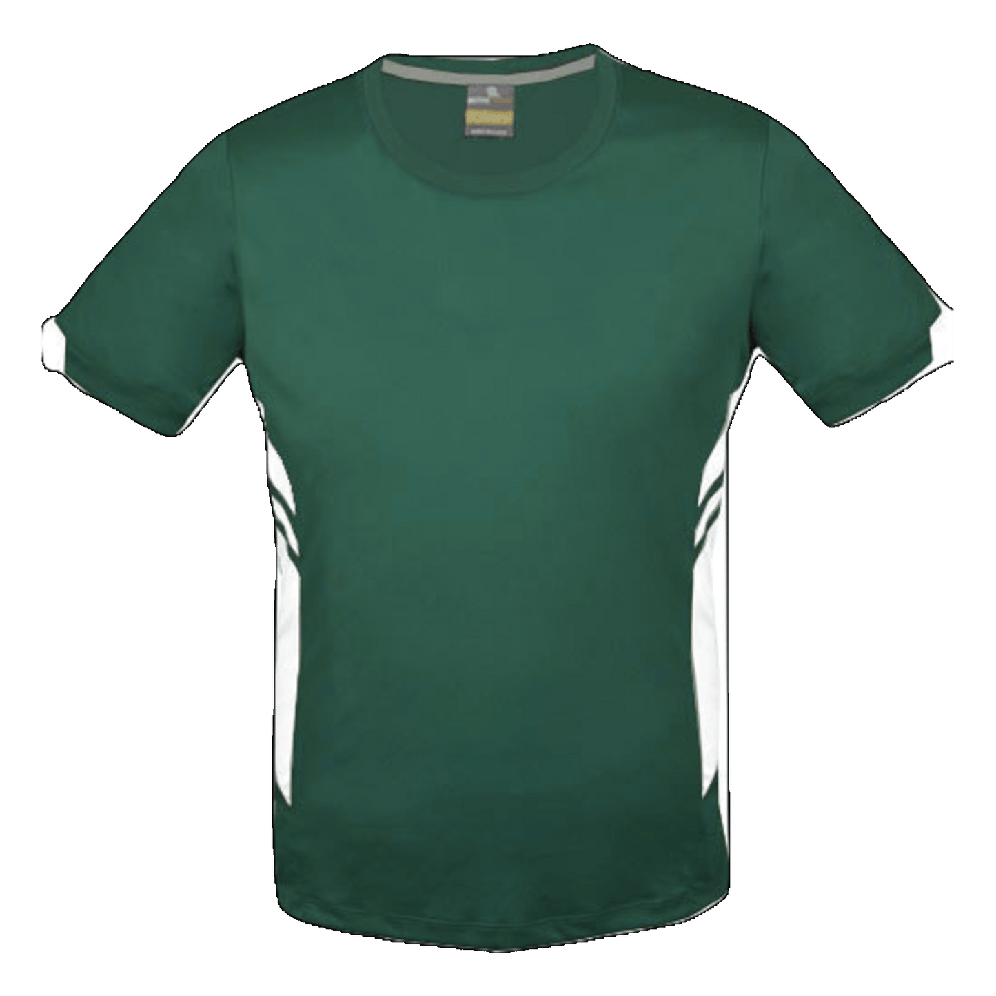 Mens Tasman Tee, Colour: Bottle/White
