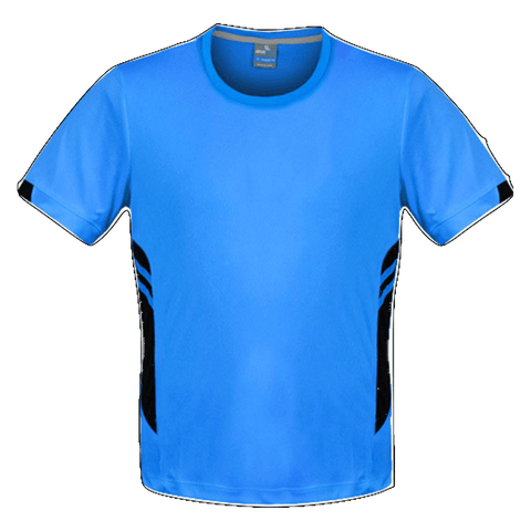 Image of Mens Tasman Tee, Colour: Cyan/Black