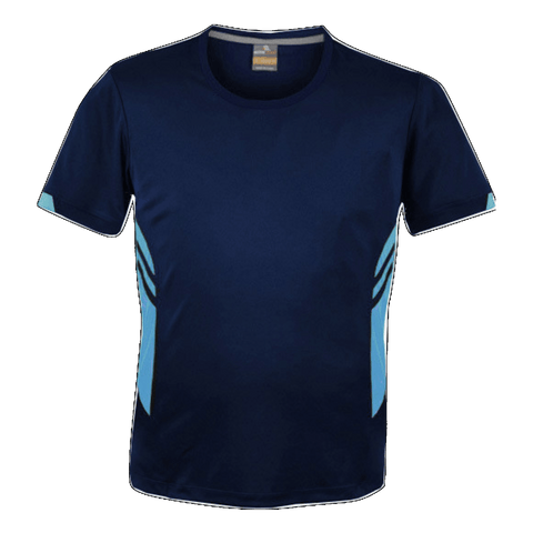 Image of Mens Tasman Tee, Colour: Navy/Sky
