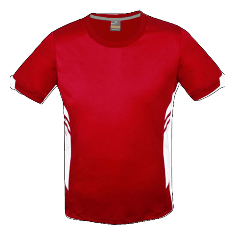 Image of Mens Tasman Tee, Colour: Red/White