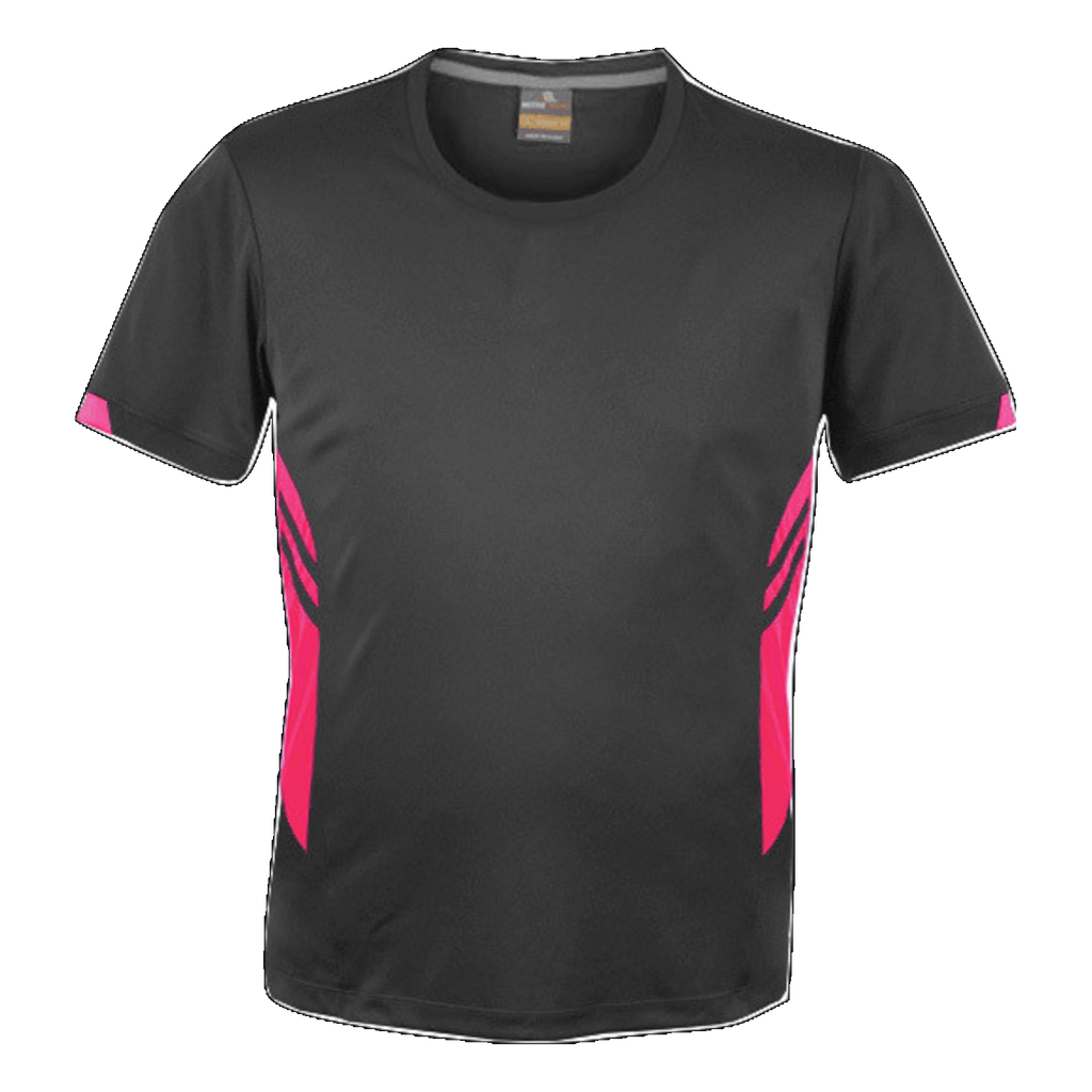 Mens Tasman Tee, Colour: Slate/Neon Pink