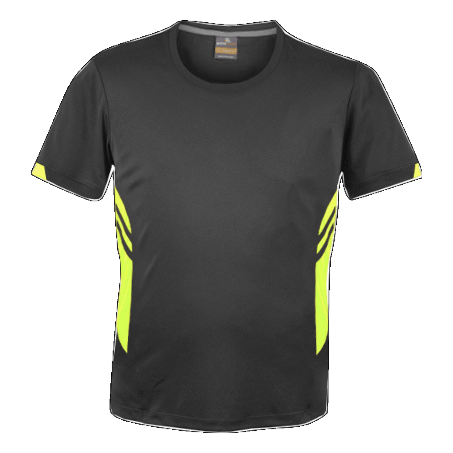 Mens Tasman Tee, Colour: Slate/Neon Yellow