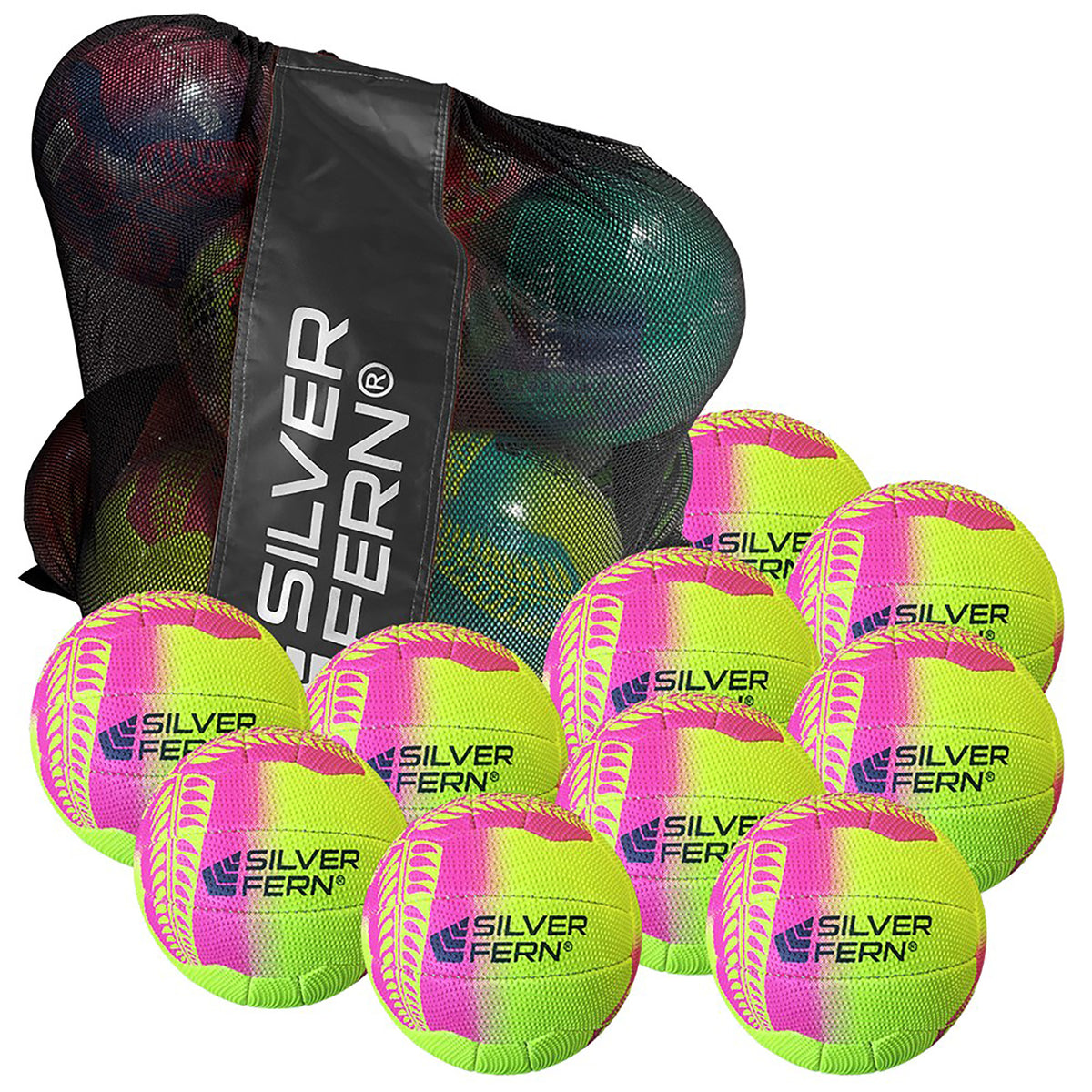 Tui Netball - 10 Pack, Colour: Purple/Blue