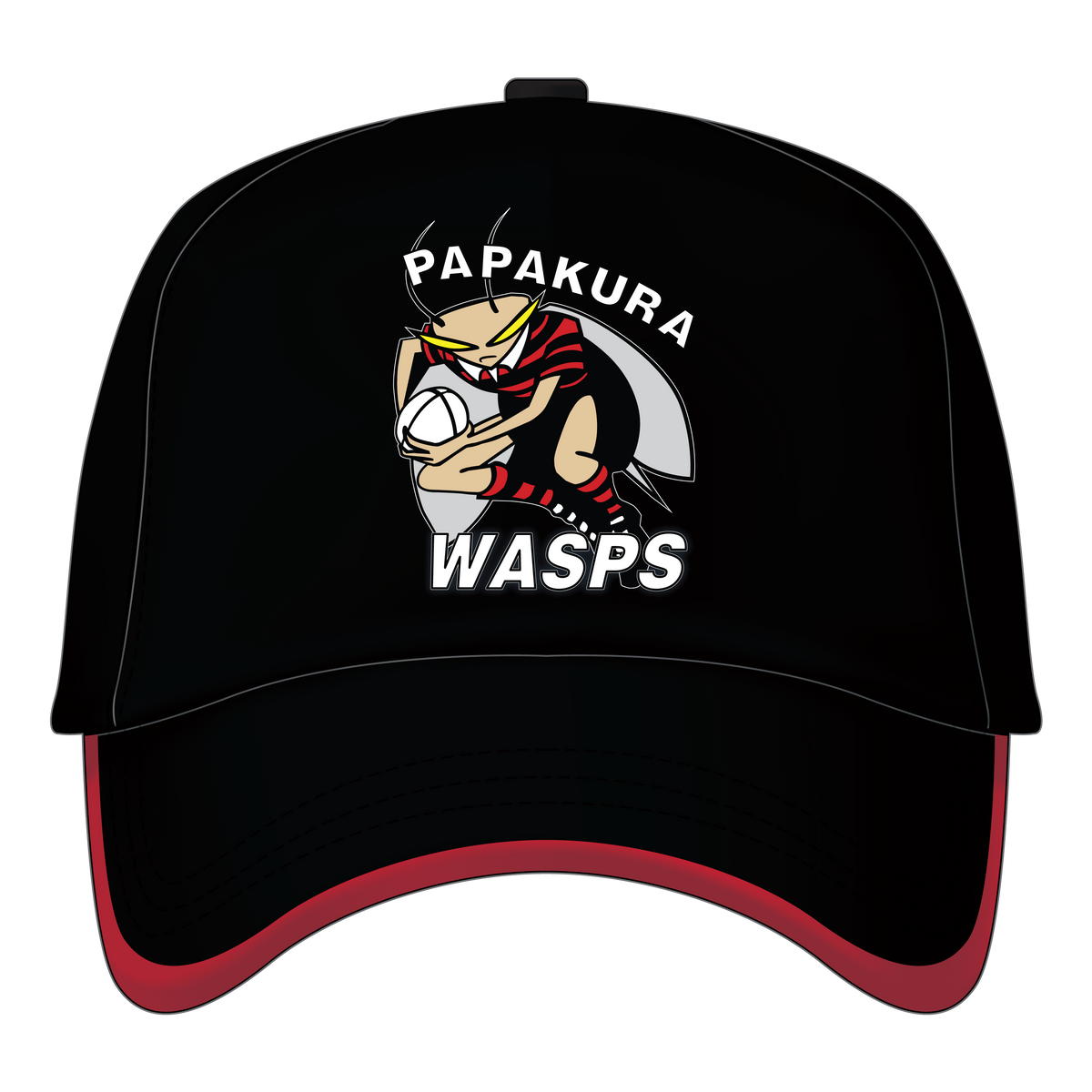 Papakura Wasps Cap - Custom Made (Stock Arriving Early November)