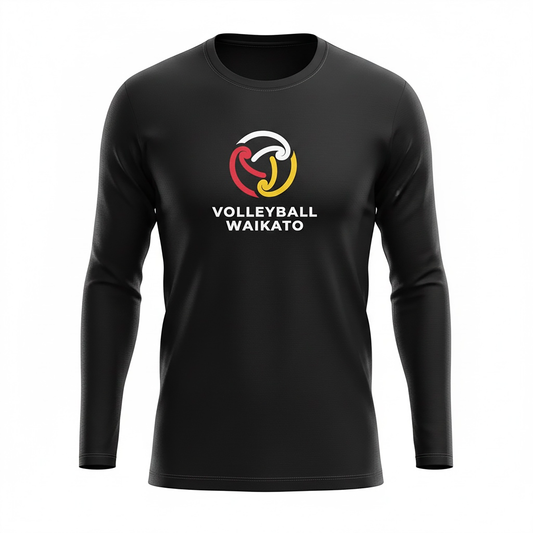 Waikato Volleyball Long Sleeve Tee - Local Print (Pre-Orders Close 21st September!)