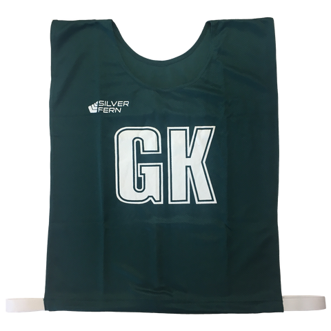 Image of 7-a-Side Bib Set, Size: Large - 51cm (L)  x 41cm (W), Elastic 55cm (one side, not stretched), Colour: Green