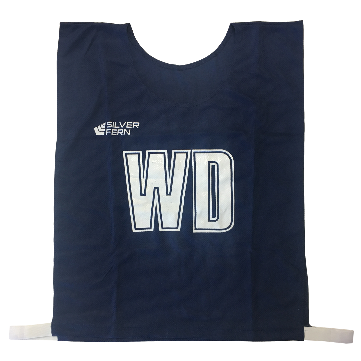 7-a-Side Bib Set, Size: Large - 51cm (L)  x 41cm (W), Elastic 55cm (one side, not stretched), Colour: Navy