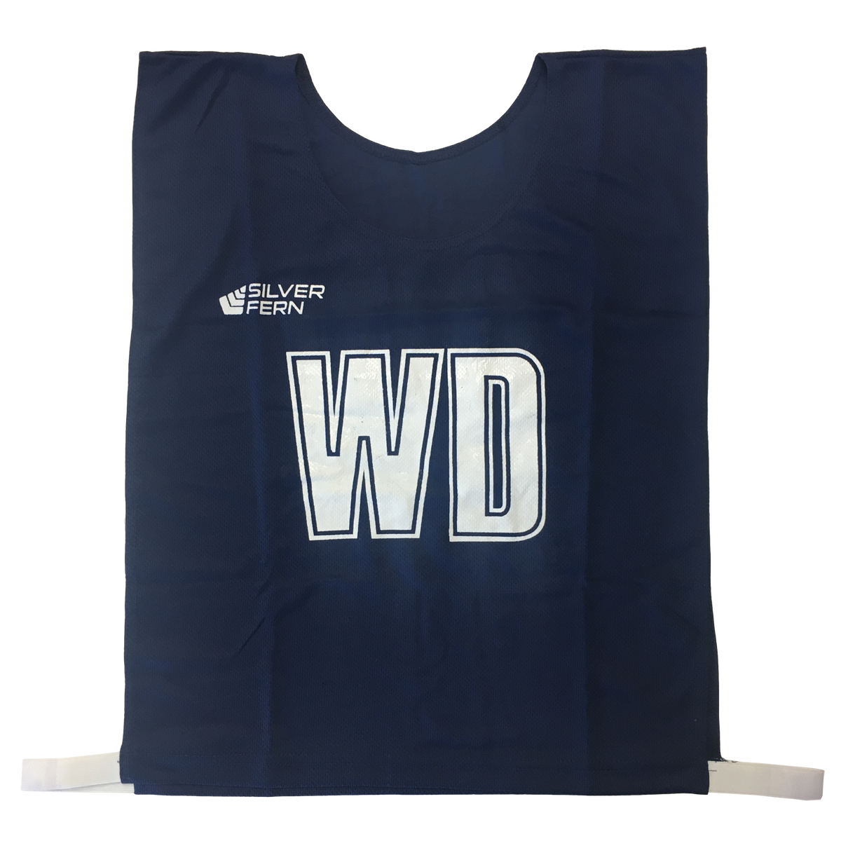7-a-Side Bib Set, Size: Large - 51cm (L)  x 41cm (W), Elastic 55cm (one side, not stretched), Colour: Navy