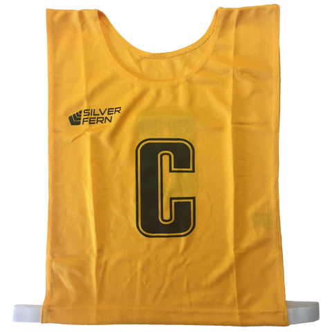 Image of 7-a-Side Bib Set, Size: Large - 51cm (L)  x 41cm (W), Elastic 55cm (one side, not stretched), Colour: Yellow