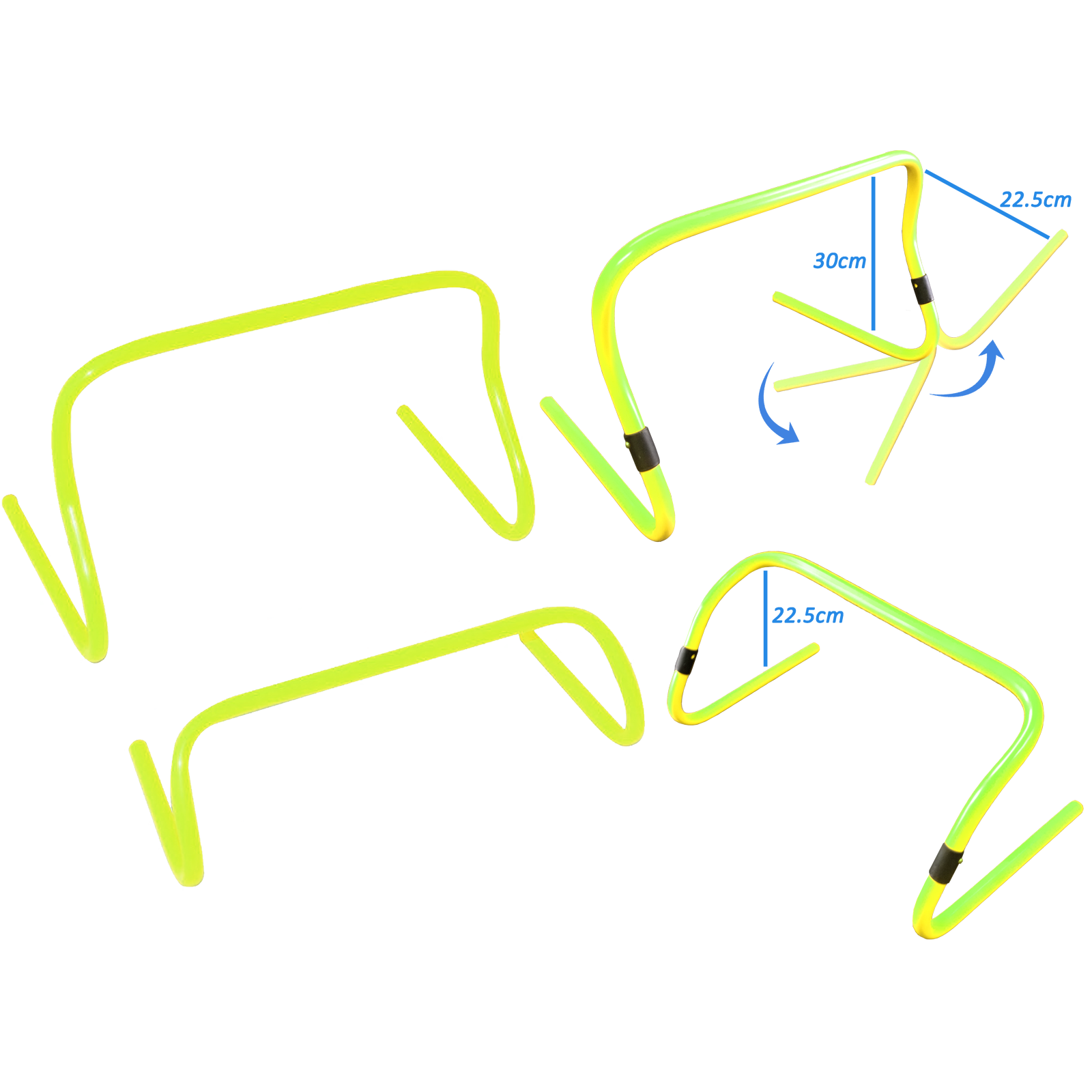 Agility Training Hurdle, Package: Adjustable 225/30 cm (9"/12")