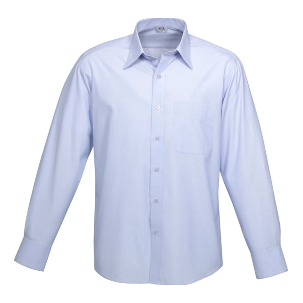 Mens Ambassador Shirt, Style: Long Sleeve, Colour: Blue
