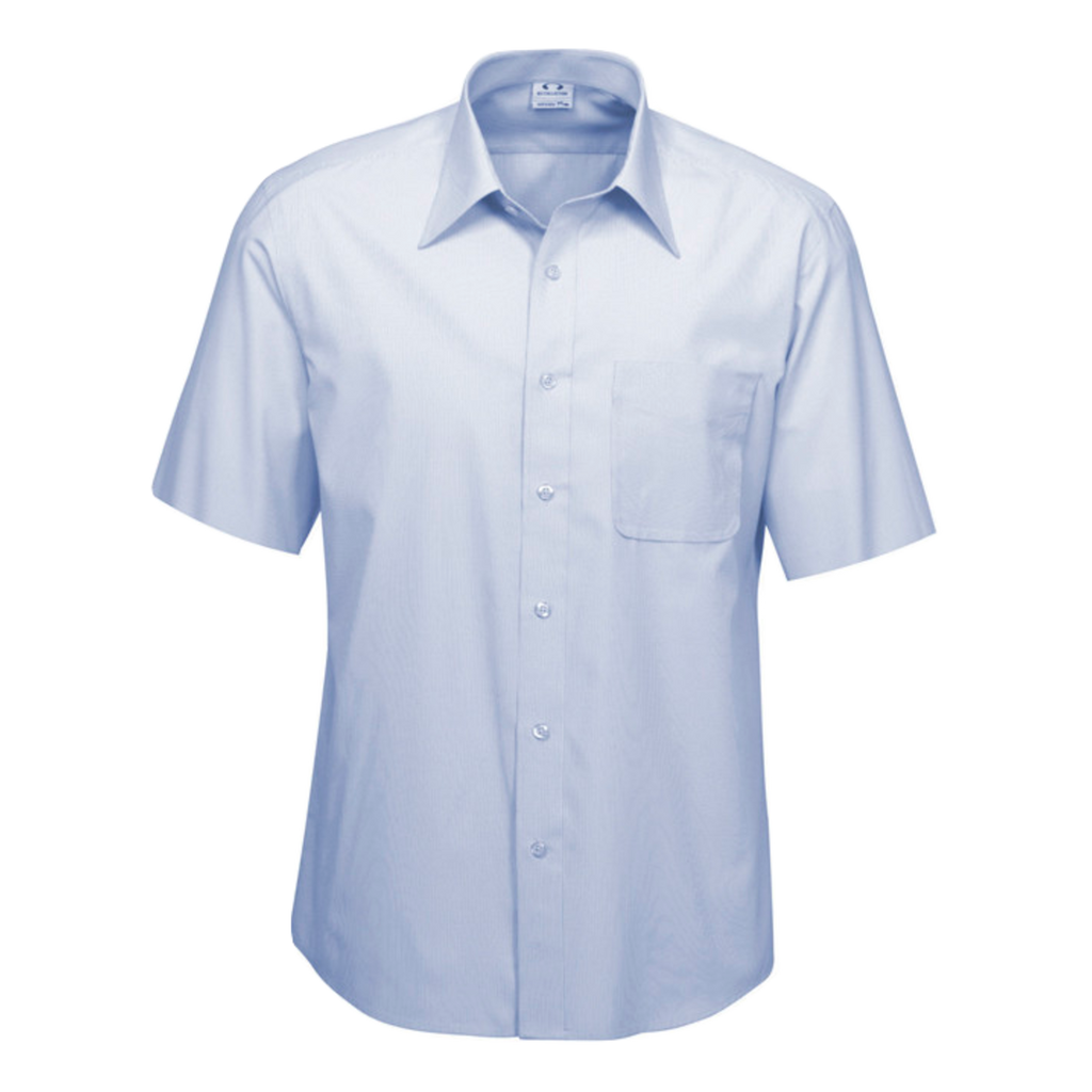 Mens Ambassador Shirt, Style: Short Sleeve, Colour: Blue