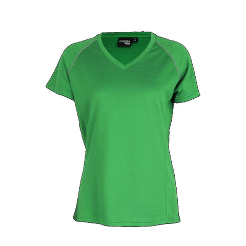 Image of Aurora Womens Performance Tee, Colour: Kelly Green