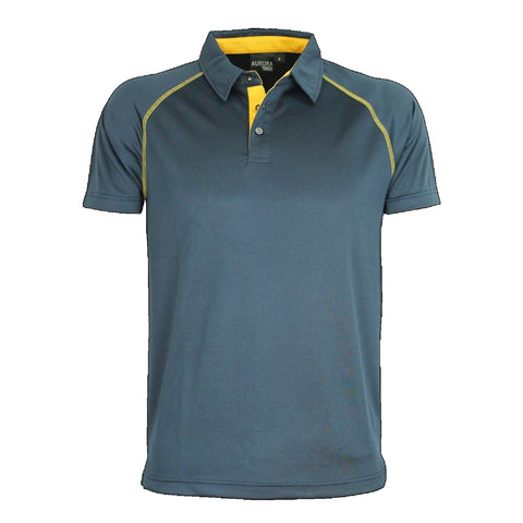 Image of Aurora Mens XTP Performance Polo
, Colour: Navy/Gold