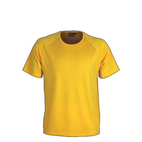 Image of Aurora Mens Performance Tee, Colour: Gold