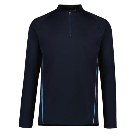 Image of Mens Balance Mid Layer Top, Colour: Navy/Sky