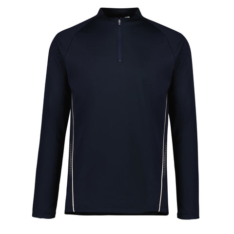 Mens Balance Mid Layer Top, Colour: Navy/White