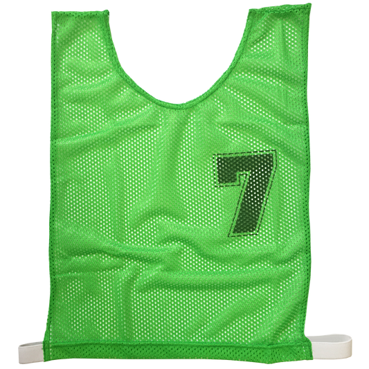 Basketball Numbered Bibs Set, Size: XXL, Colour: Green