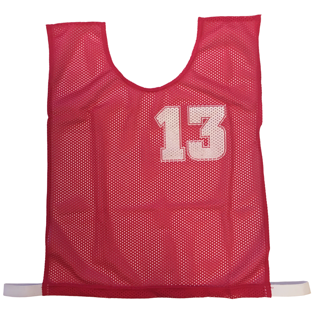 Basketball Numbered Bibs Set, Size: XXL, Colour: Red