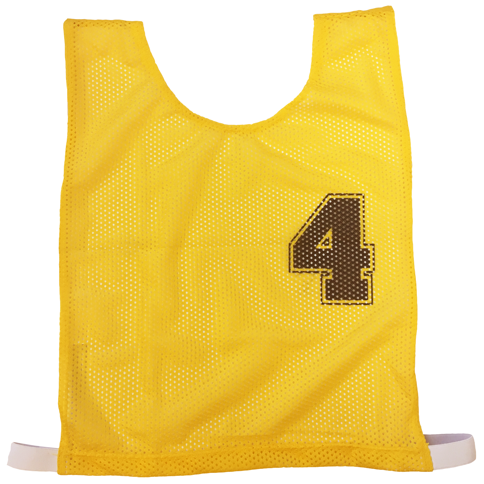 Basketball Numbered Bibs Set, Size: XXL, Colour: Yellow