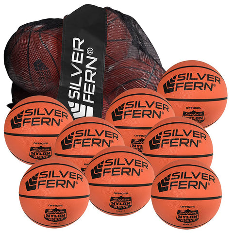 Training Basketballs - 8 Pack, Size: 7