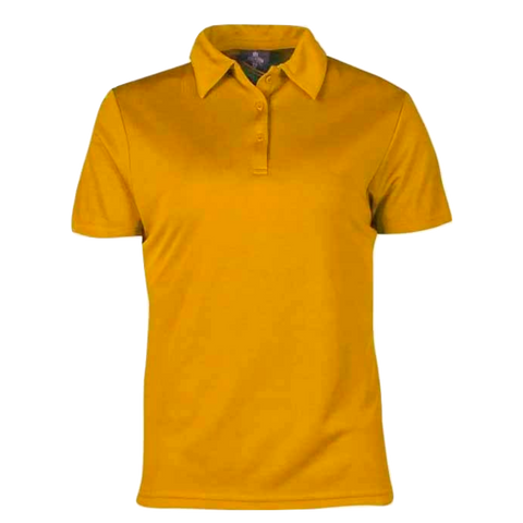 Image of Womens Botany Polo, Colour: Gold