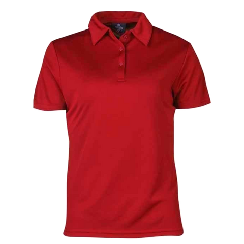 Image of Womens Botany Polo, Colour: Red