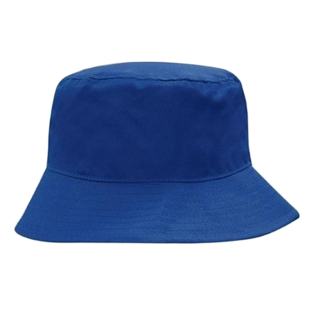 Breathable Poly Twill Bucket Hat, Size: L/XL, Colour: Royal