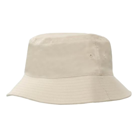Breathable Poly Twill Bucket Hat, Size: L/XL, Colour: Stone
