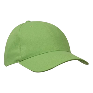 Brushed Heavy Cotton Cap, Colour: Bright Green