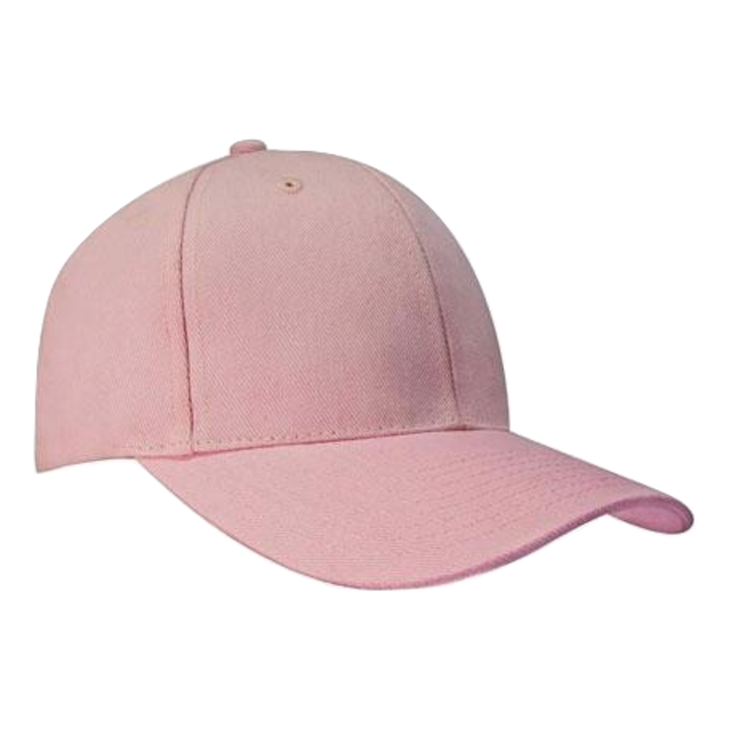 Brushed Heavy Cotton Cap, Colour: Light Pink