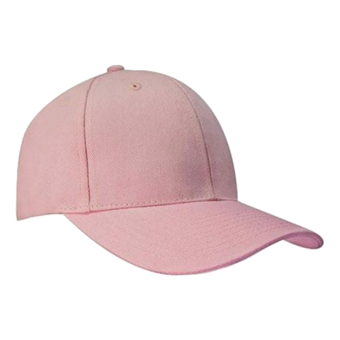 Brushed Heavy Cotton Cap, Colour: Light Pink