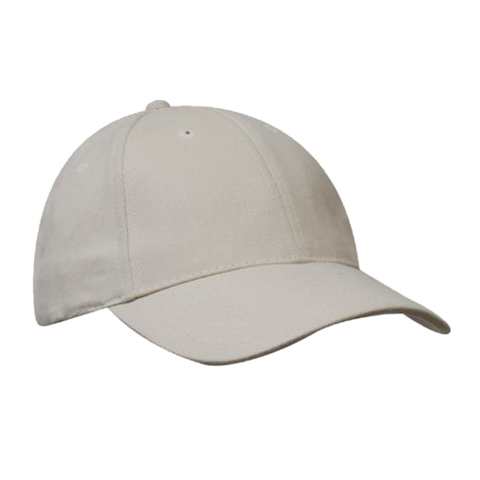 Image of Brushed Heavy Cotton Cap, Colour: Natural