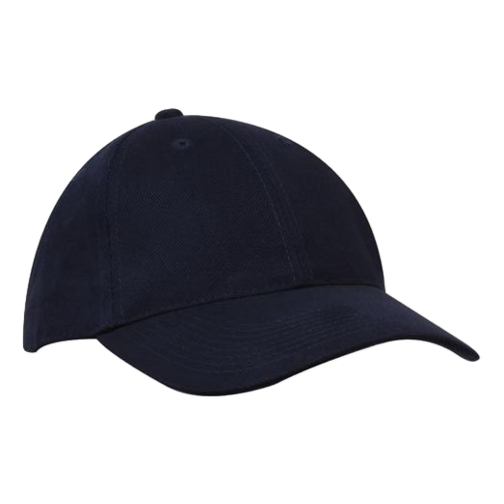 Brushed Heavy Cotton Cap, Colour: Navy