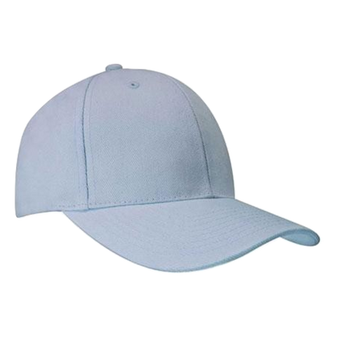 Image of Brushed Heavy Cotton Cap, Colour: Powder Blue
