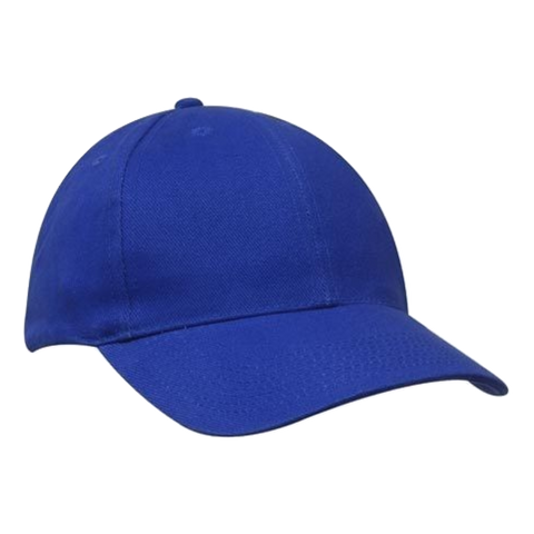 Image of Brushed Heavy Cotton Cap, Colour: Royal