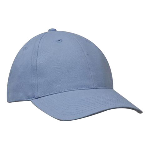 Image of Brushed Heavy Cotton Cap, Colour: Sky